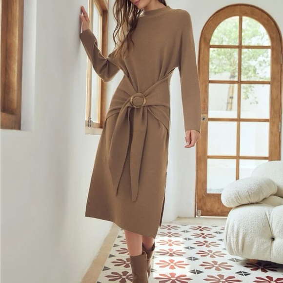 NWT/NEVER WORN MIX WOOL DRESS - Picture 1 of 3